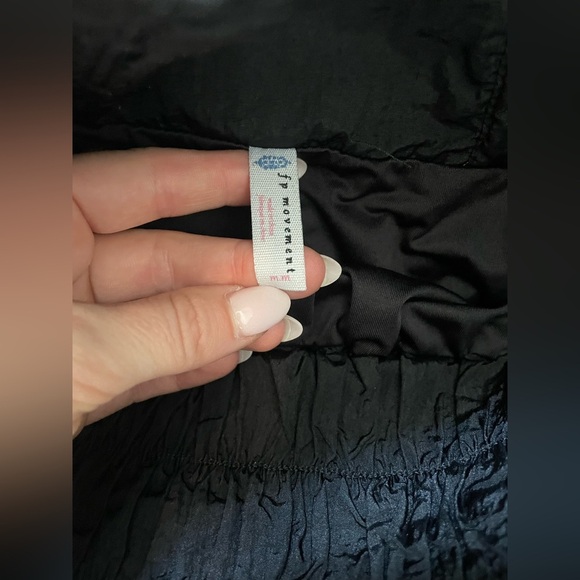 Free people movement black the way home lightweight polyamide athletic shorts - Picture 3 of 4